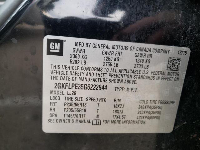 2GKFLPE35G6222844 GMC Terrain Slt