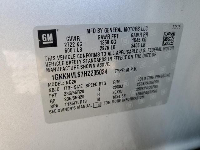 1GKKNVLS7HZ205024 GMC Acadia All Terrain