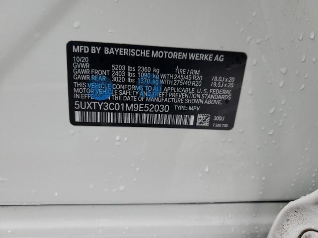 5UXTY3C01M9E52030 BMW X3 Sdrive30i