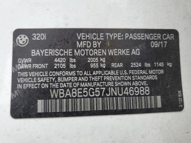 WBA8E5G57JNU46988 BMW 320 XI