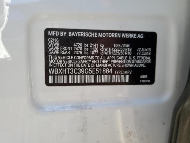 WBXHT3C39G5E51884 BMW X1 Xdrive28i