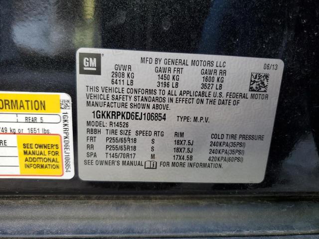 1GKKRPKD6EJ106854 GMC ACADIA SLE