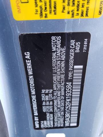 WBA3R1C52FK193584 BMW 435 I