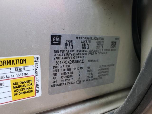 5GAKRCKD9EJ158128 Buick Enclave