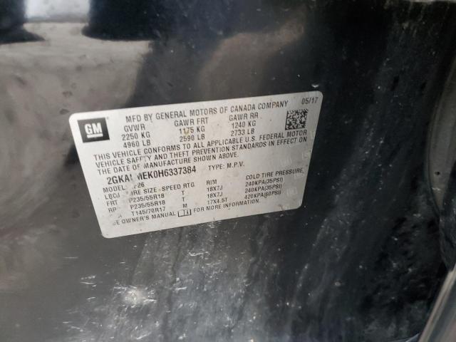 2GKALMEK0H6337384 GMC Terrain Sle