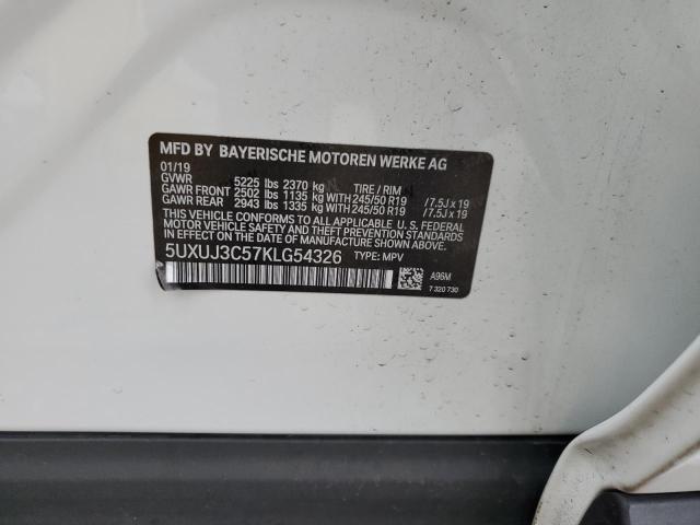 5UXUJ3C57KLG54326 BMW X4 Xdrive30i