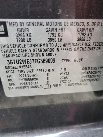 3GTU2WEJ7FG369099 GMC Sierra K1500 Denali