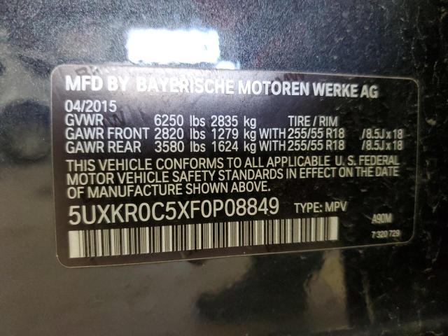 5UXKR0C5XF0P08849 BMW X5 Xdrive35i