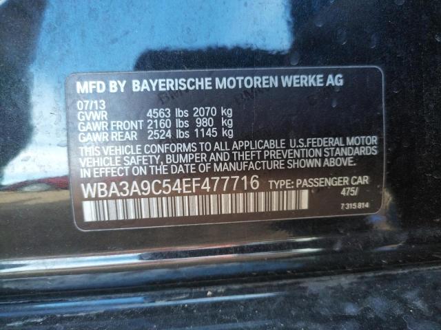 WBA3A9C54EF477716 BMW 335 I