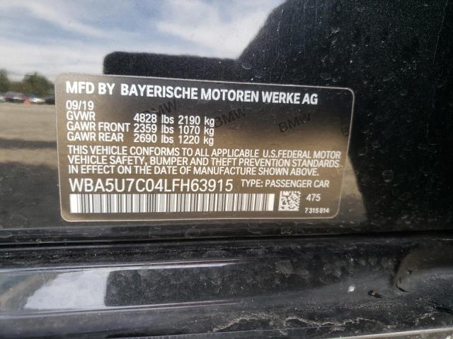 WBA5U7C04LFH63915 BMW M340I