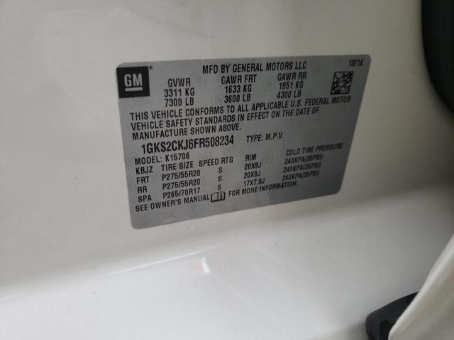 1GKS2CKJ6FR508234 GMC YUKON DENALI