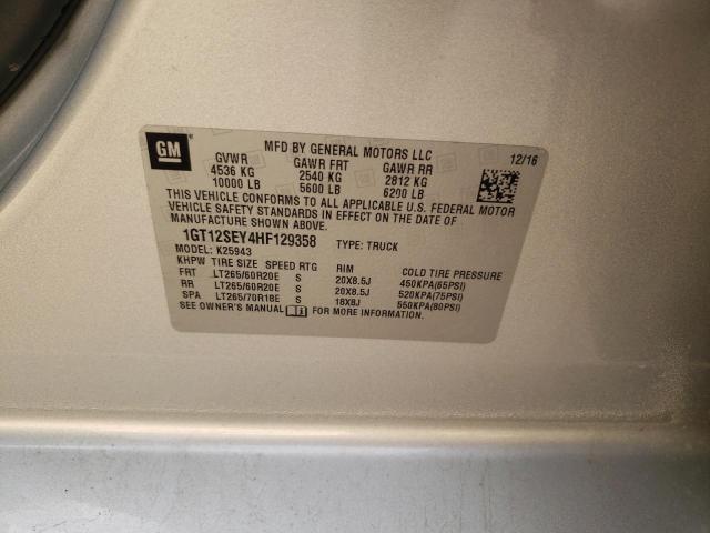 1GT12SEY4HF129358 GMC Sierra K2500 Sle