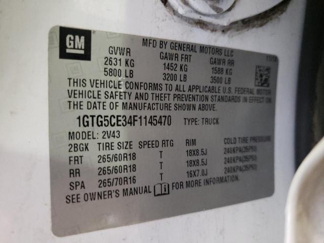1GTG5CE34F1145470 GMC CANYON SLT