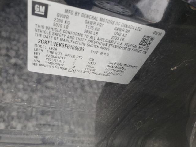 2GKFLVEK3F6160693 GMC Terrain Sle