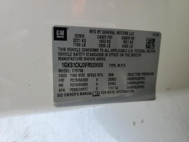 1GKS1CKJ3FR529559 GMC YUKON DENALI