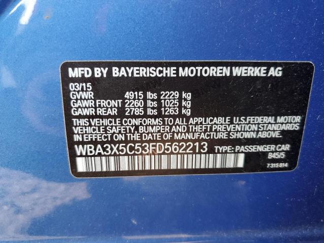 WBA3X5C53FD562213 BMW 328 XIGT