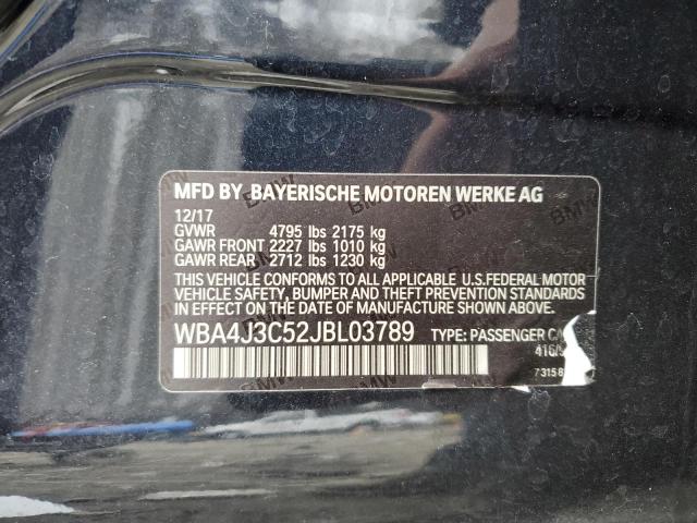 WBA4J3C52JBL03789 BMW 430xi Gran Coupe