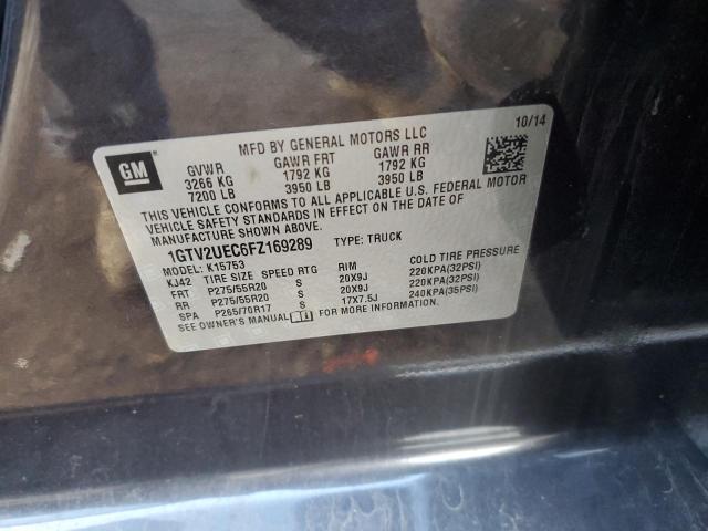 1GTV2UEC6FZ169289 GMC Sierra K1500 Sle