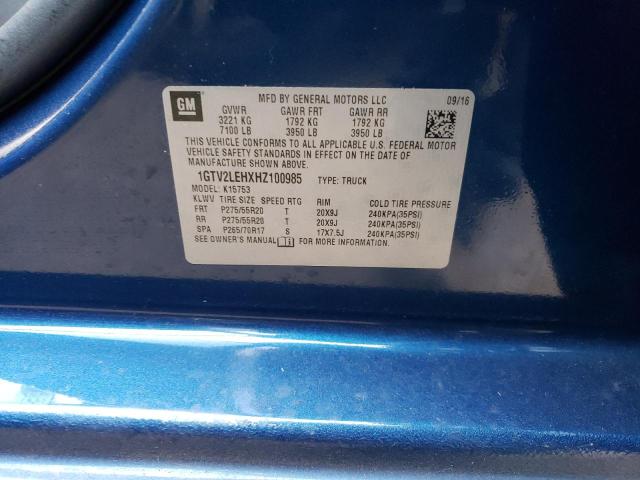 1GTV2LEHXHZ100985 GMC Sierra K1500