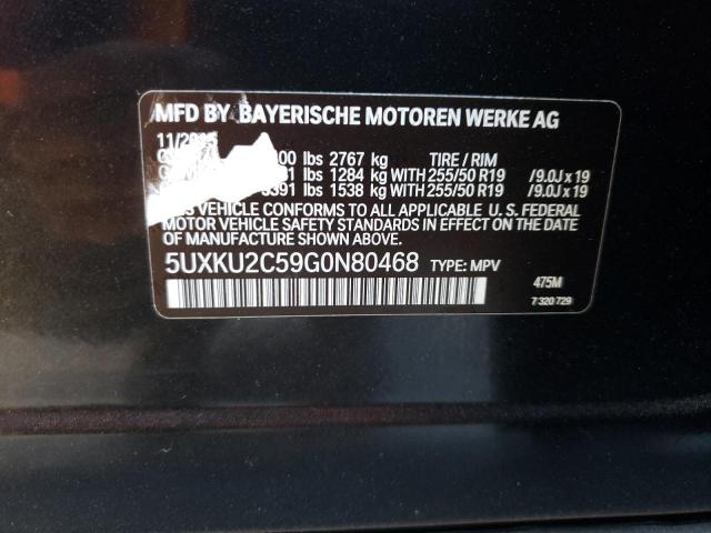 5UXKU2C59G0N80468 BMW X6 Xdrive35i