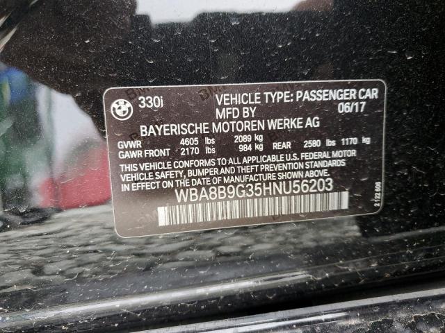 WBA8B9G35HNU56203 BMW 330 I