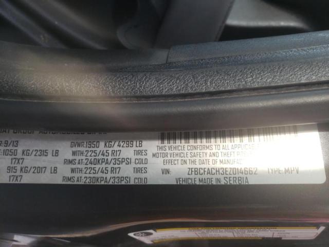 ZFBCFACH3EZ014662 Fiat 500l Lounge