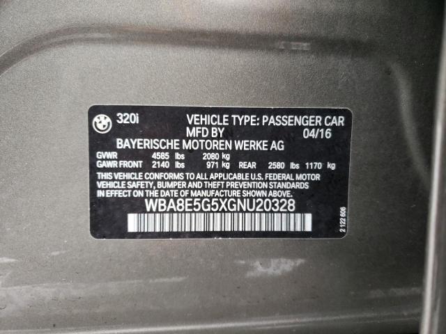 WBA8E5G5XGNU20328 BMW 320 XI