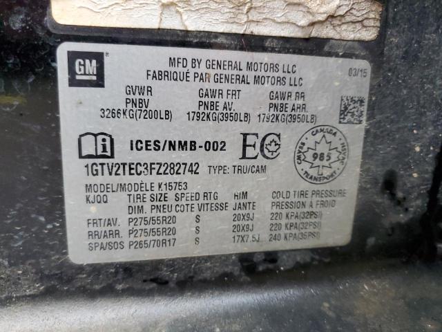 1GTV2TEC3FZ282742 GMC Sierra K1500