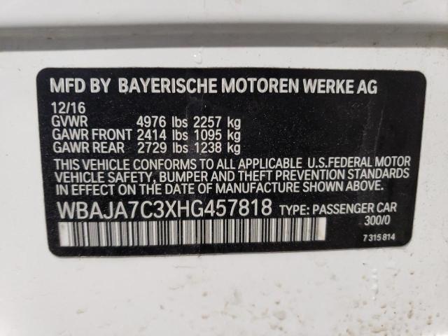 WBAJA7C3XHG457818 BMW 530 XI