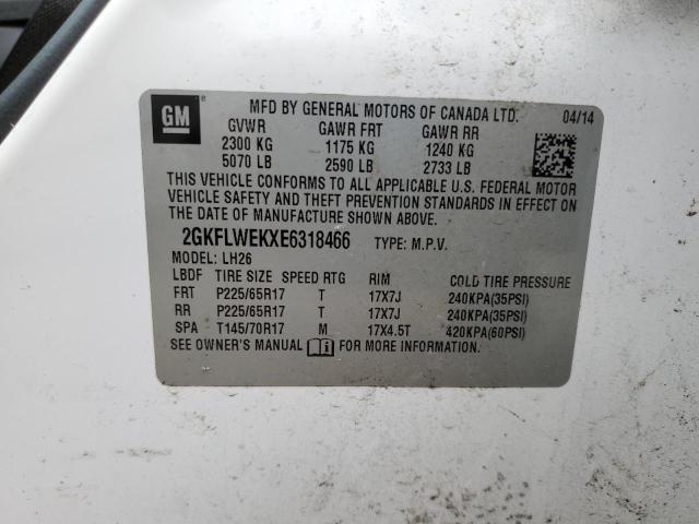 2GKFLWEKXE6318466 GMC Terrain Sle