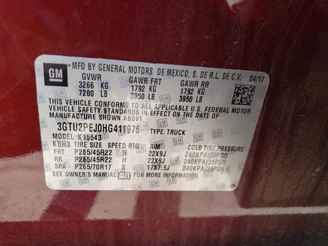 3GTU2PEJ0HG411976 GMC Sierra K1500 Denali