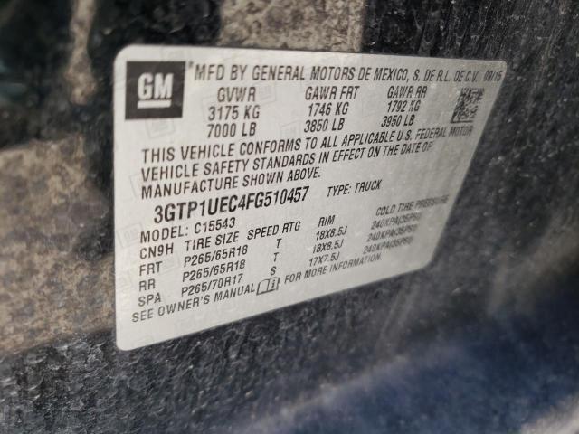 3GTP1UEC4FG510457 GMC Sierra C1500 Sle