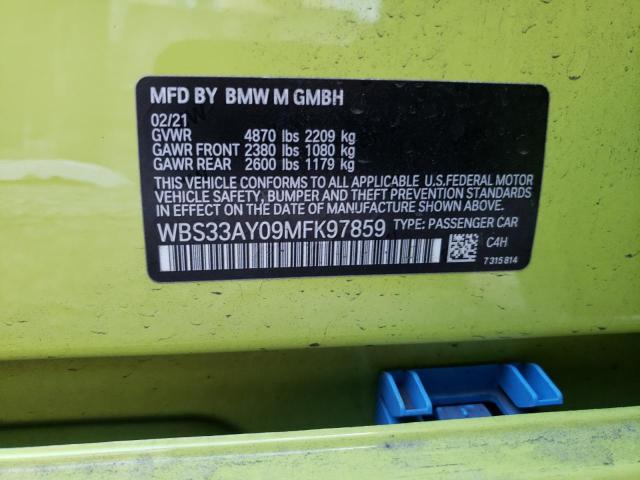 WBS33AY09MFK97859 BMW M3 Competition
