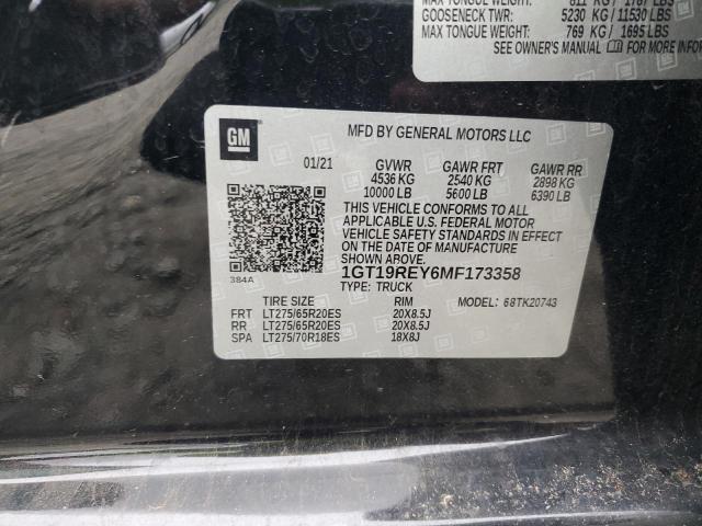 1GT19REY6MF173358 GMC Sierra K2500 Denali