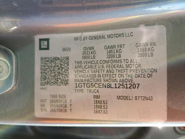 1GTG5CEN8L1251207 GMC CANYON SLE