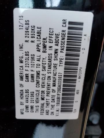 19UUB1F39GA005657 Acura TLX