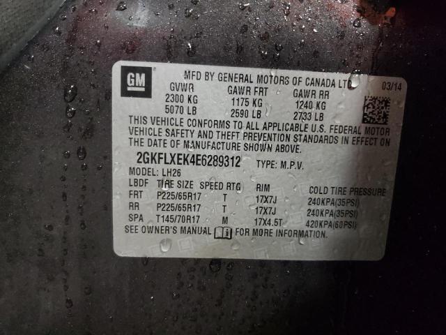 2GKFLXEK4E6289312 GMC Terrain Slt