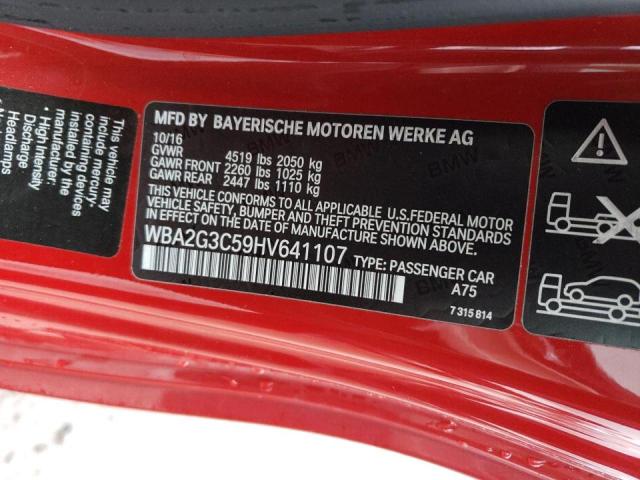 WBA2G3C59HV641107 BMW M240XI