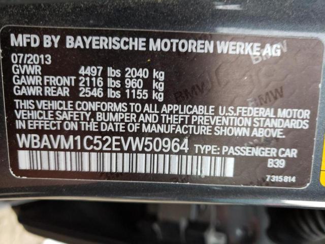 WBAVM1C52EVW50964 BMW X1 Sdrive28i