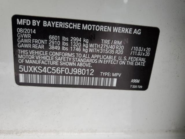 5UXKS4C56F0J98012 BMW X5 Xdrive35d