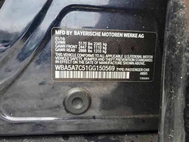 WBA5A7C51GG150569 BMW 528 XI