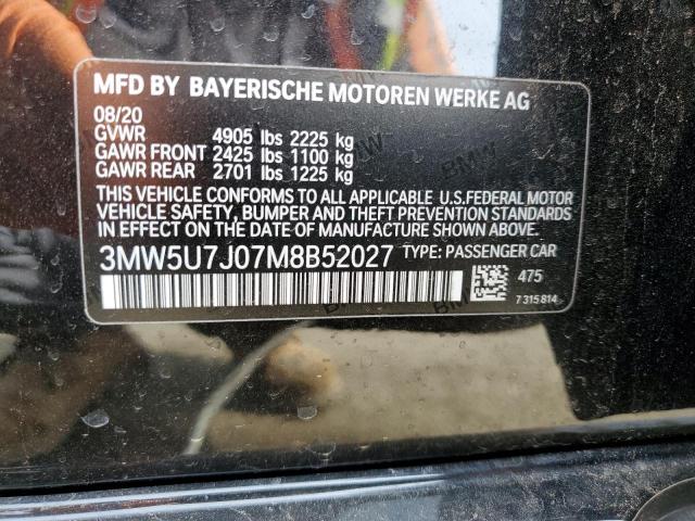 3MW5U7J07M8B52027 BMW M340I
