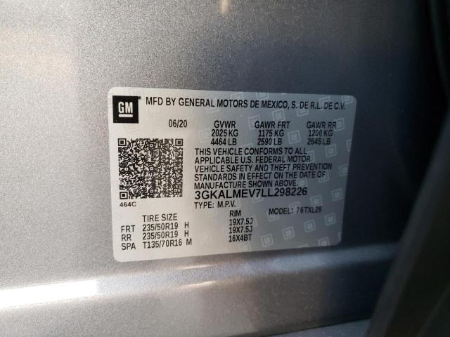 3GKALMEV7LL298226 GMC Terrain Sle
