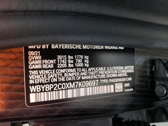WBY8P2C0XM7K09697 BMW I3 Bev