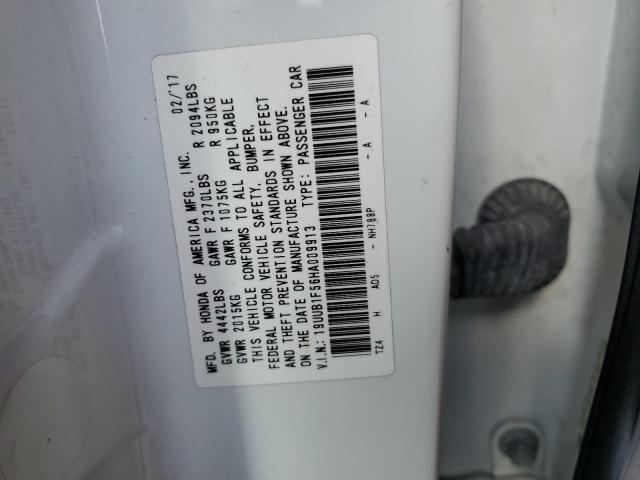 19UUB1F56HA009913 Acura TLX TECH
