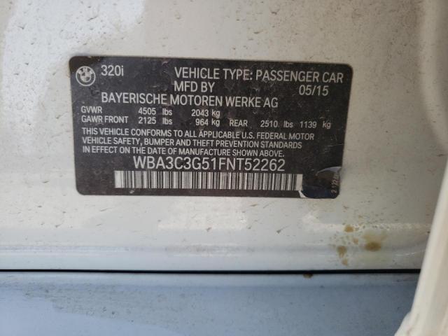 WBA3C3G51FNT52262 BMW 320 I Xdrive