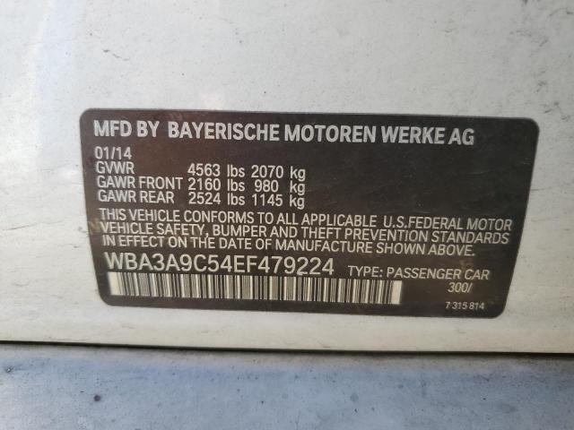 WBA3A9C54EF479224 BMW 335 I