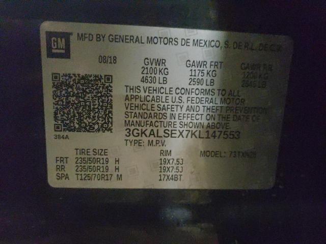 3GKALSEX7KL147553 GMC Terrain Denali