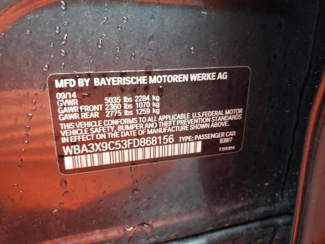 WBA3X9C53FD868156 BMW 335 Xigt