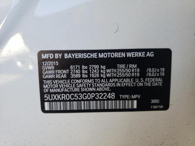 5UXKR0C53G0P32248 BMW X5 Xdrive35i